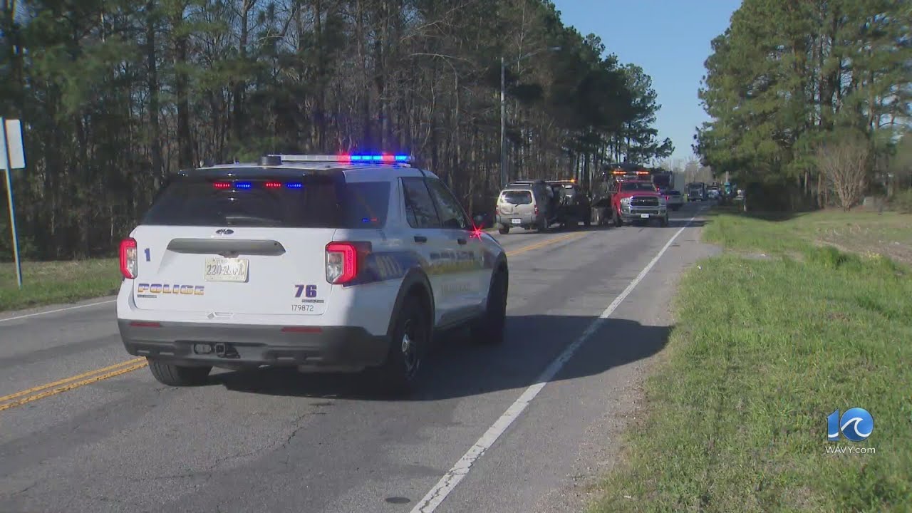 Collision Involving Two Vehicles Occurs On Pungo Ferry Road