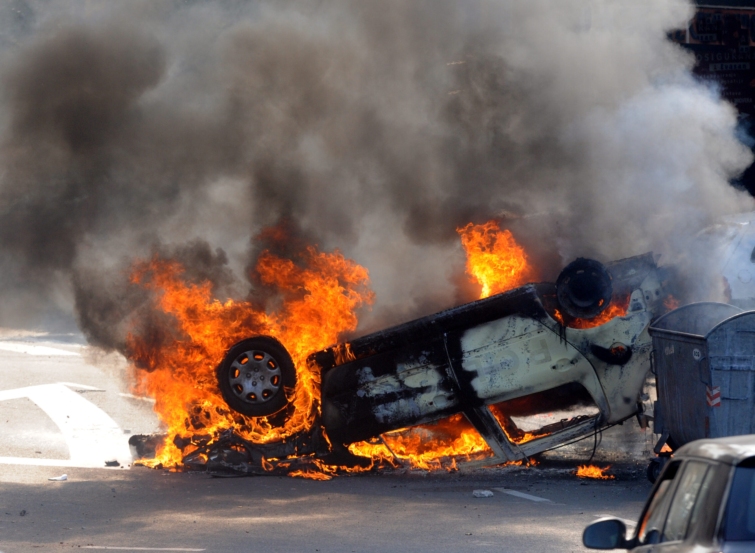 Car Bursts Into Flames On Wilroy Road [Suffolk, VA]