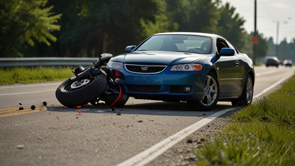 Motorcycle And Car Crash In Virginia Beach On I-64 [Virginia Beach, VA]